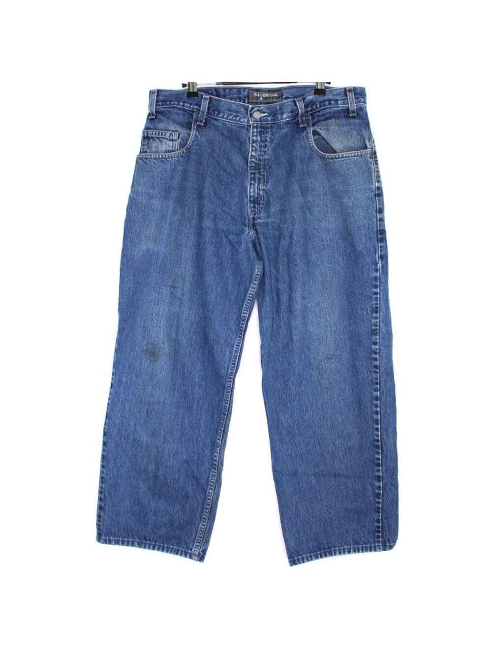 Vintage Levi's Mens 36 x 28 Silvertab Baggy Fit Wide Leg Paper Tag Jeans A1744
